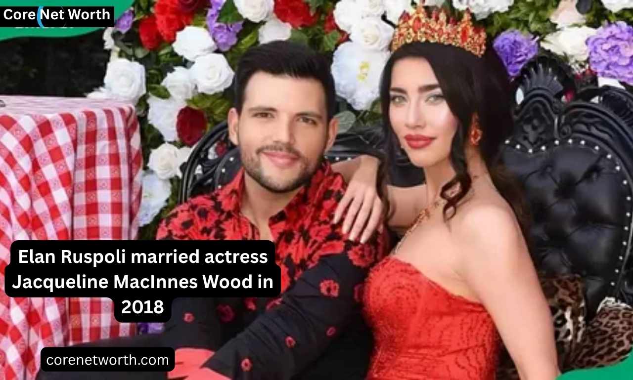 Elan Ruspoli married actress Jacqueline MacInnes Wood