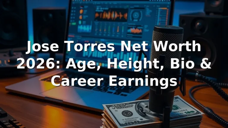 Jose Torres Net Worth 2026: Age, Height, Bio & Career Earnings